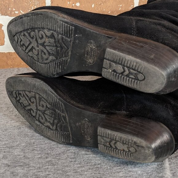 Black Suede Boots - Picture 7 of 8